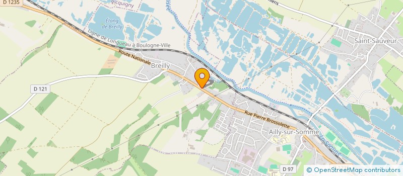 localisation de l'entreprise MONSIEUR JEAN LOUIS GORLIER  BREILLY