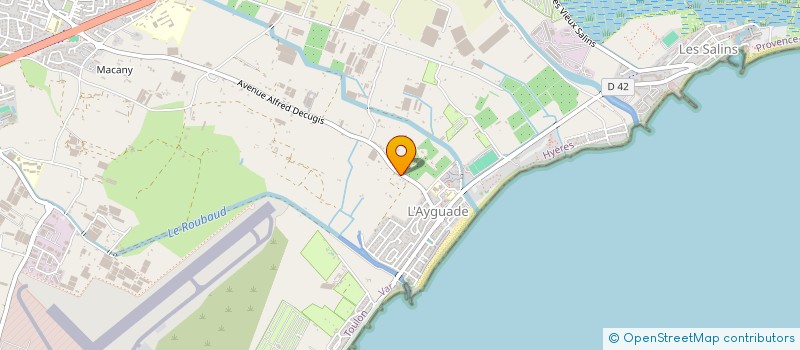 localisation de l'entreprise MONSIEUR JEAN-LOUIS GOURRIER  HYERES