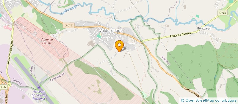 localisation de l'entreprise MONSIEUR JEAN LOUIS GRANADO  VALDURENQUE