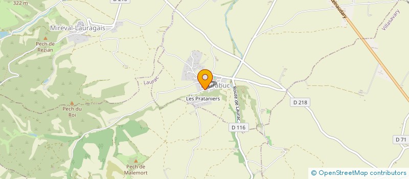 localisation de l'entreprise MONSIEUR JEAN-LOUIS GRAU  LAURABUC