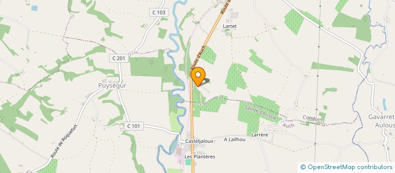 localisation de l'entreprise MONSIEUR JEAN-LOUIS GREZES  MONTESTRUC-SUR-GERS