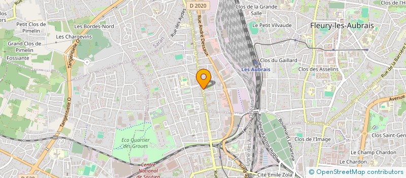 localisation de l'entreprise MONSIEUR JEAN-LOUIS GRILLON à FLEURY LES AUBRAIS