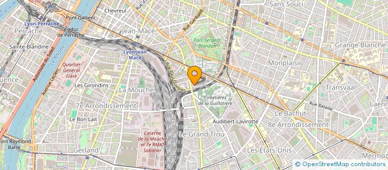 localisation de l'entreprise MONSIEUR JEAN-LOUIS GROMONT  LYON