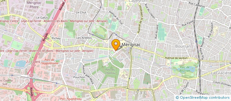 localisation de l'entreprise MONSIEUR JEAN-LOUIS GROS à MERIGNAC