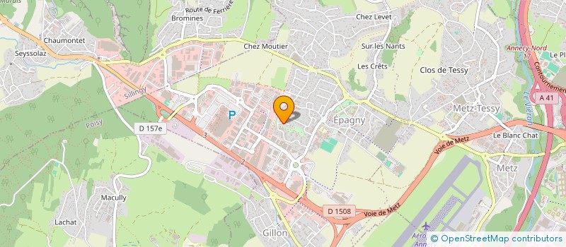 localisation de l'entreprise MONSIEUR JEAN LOUIS GUGLIELMONE à EPAGNY METZ-TESSY