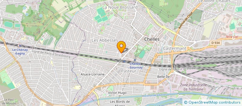 localisation de l'entreprise MONSIEUR JEAN-LOUIS GUILLOTEAU à CHELLES