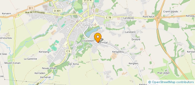 localisation de l'entreprise MONSIEUR JEAN-LOUIS HAFFNER  GOURIN