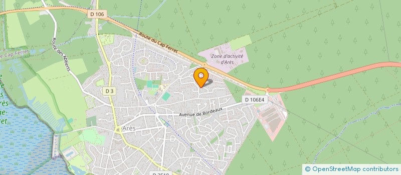 localisation de l'entreprise MONSIEUR JEAN LOUIS HENGBART  ARES