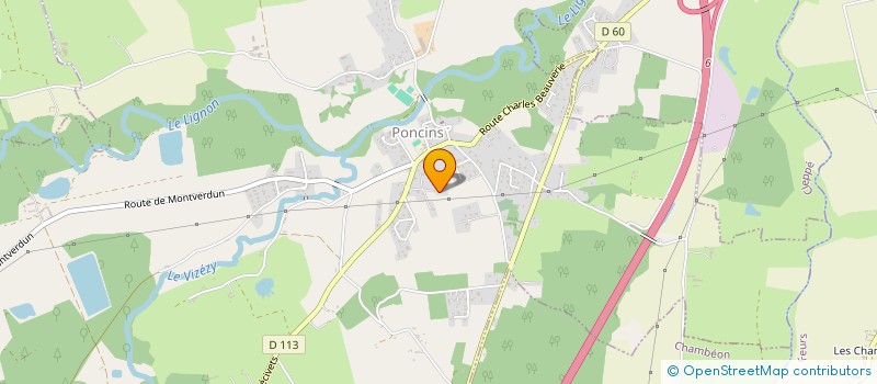 localisation de l'entreprise MONSIEUR JEAN-LOUIS HENGELS  PONCINS