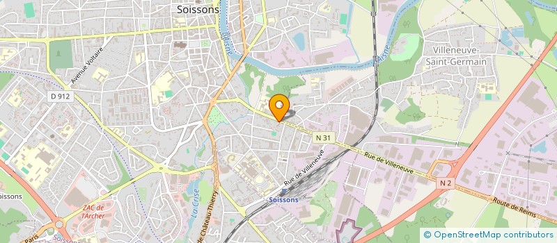 localisation de l'entreprise MONSIEUR JEAN-LOUIS HERMELIN à SOISSONS