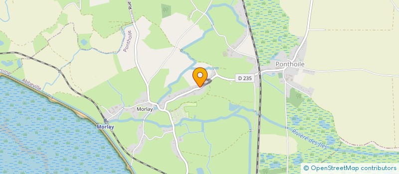 localisation de l'entreprise MONSIEUR JEAN-LOUIS HERNAS  PONTHOILE