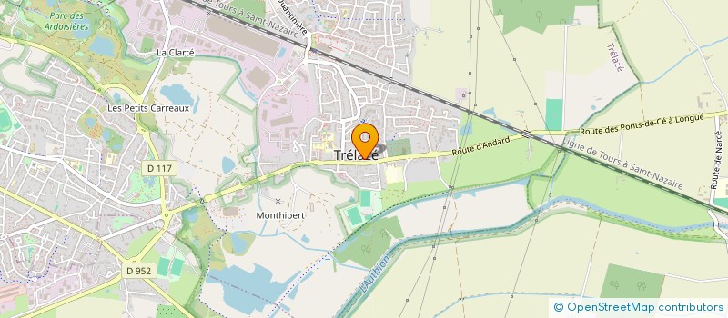 localisation de l'entreprise MONSIEUR JEAN LOUIS HERVE  TRELAZE