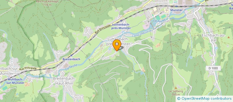 localisation de l'entreprise MONSIEUR JEAN-LOUIS HOFFET  LUTTENBACH-PRES-MUNSTER