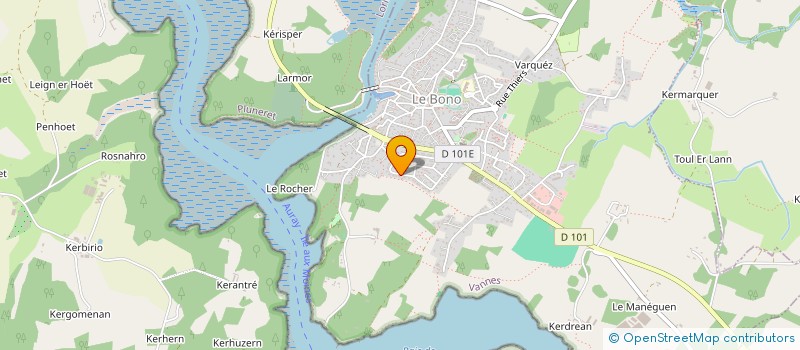 localisation de l'entreprise MONSIEUR JEAN-LOUIS HONORIN  PLUNERET