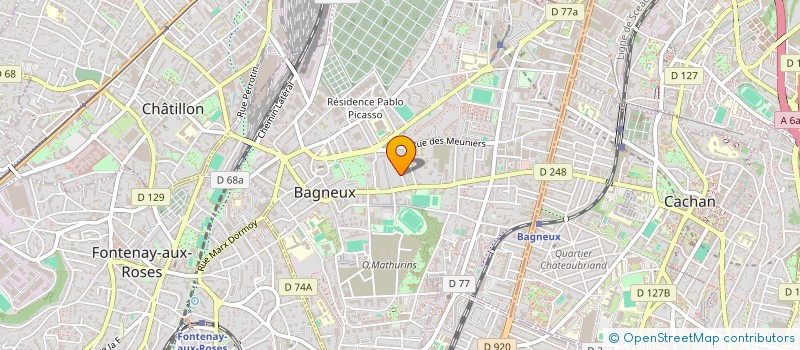 localisation de l'entreprise MONSIEUR JEAN-LOUIS HUMBLOT à BAGNEUX