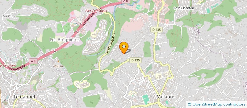 localisation de l'entreprise MONSIEUR JEAN-LOUIS IPERTI à VALLAURIS
