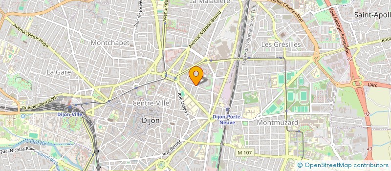 localisation de l'entreprise MONSIEUR JEAN-LOUIS ISTACE à DIJON