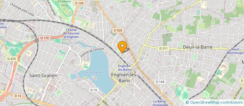 localisation de l'entreprise MONSIEUR JEAN-LOUIS JAMIN à ENGHIEN-LES-BAINS
