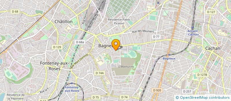 localisation de l'entreprise MONSIEUR JEAN-LOUIS JANSSENS à BAGNEUX