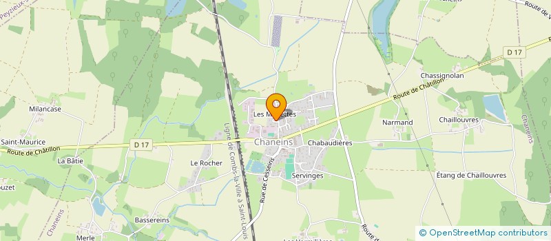 localisation de l'entreprise MONSIEUR JEAN LOUIS JOULIA  CHANEINS