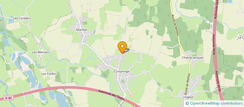 localisation de l'entreprise MONSIEUR JEAN-LOUIS JOURNET  VIRIAT