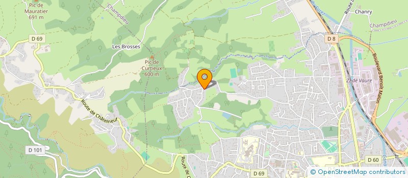 localisation de l'entreprise MONSIEUR JEAN LOUIS JUHASZ  MONTBRISON