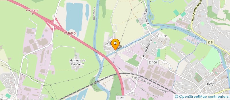 localisation de l'entreprise MONSIEUR JEAN LOUIS JULLIEN  GLAIRE