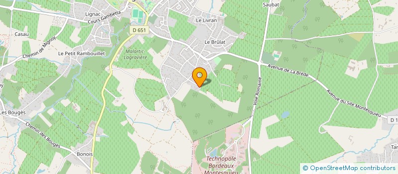 localisation de l'entreprise MONSIEUR JEAN-LOUIS JUNQUA  LEOGNAN