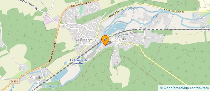 localisation de l'entreprise MONSIEUR JEAN-LOUIS KERVAHUT  AULNAY-SUR-ITON