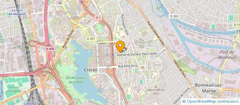 localisation de l'entreprise MONSIEUR JEAN-LOUIS KOUO NGAMBY  CRETEIL