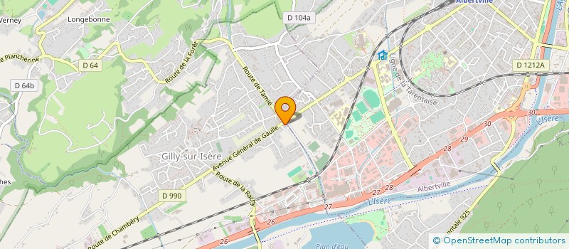 localisation de l'entreprise MONSIEUR JEAN-LOUIS LABBAYE  GILLY-SUR-ISERE