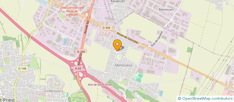 localisation de l'entreprise MONSIEUR JEAN LOUIS LACACI  ST PRIEST