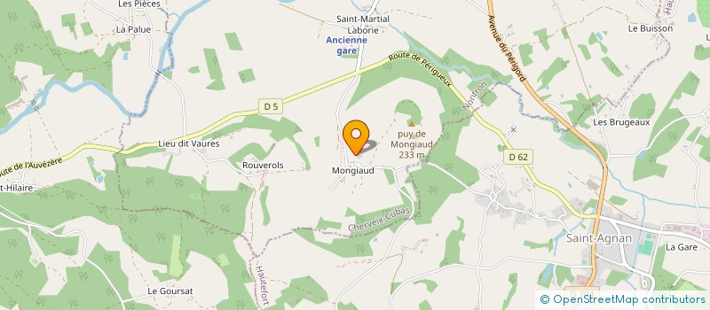 localisation de l'entreprise MONSIEUR JEAN-LOUIS LACHAUD  BADEFOLS D'ANS