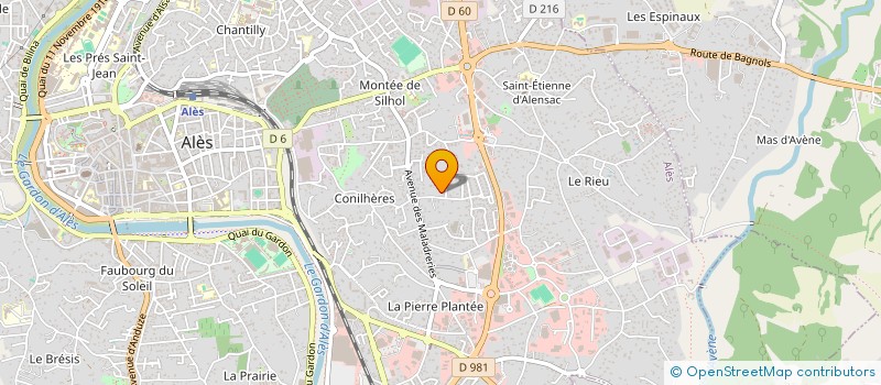 localisation de l'entreprise MONSIEUR JEAN-LOUIS LAGET  ALES