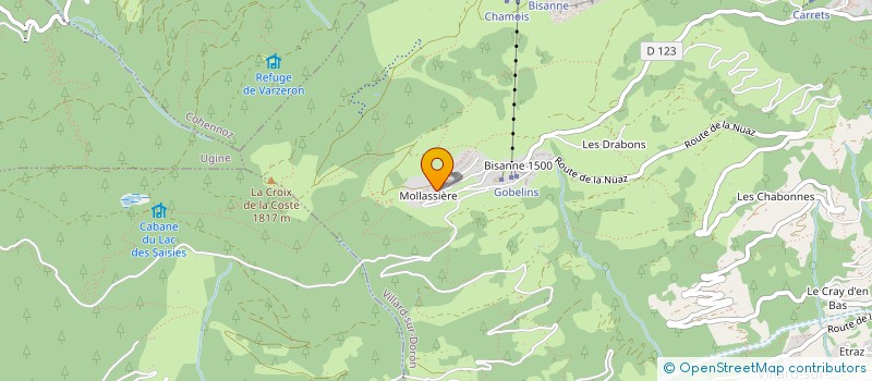 localisation de l'entreprise MONSIEUR JEAN-LOUIS LAIR  VILLARD-SUR-DORON