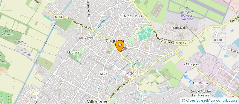 localisation de l'entreprise MONSIEUR JEAN LOUIS LALLIARD à CUGNAUX