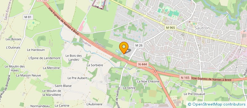 localisation de l'entreprise MONSIEUR JEAN LOUIS LANGLAIS  SAUTRON