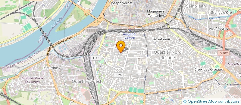 localisation de l'entreprise MONSIEUR JEAN LOUIS LARCEBEAU  AVIGNON