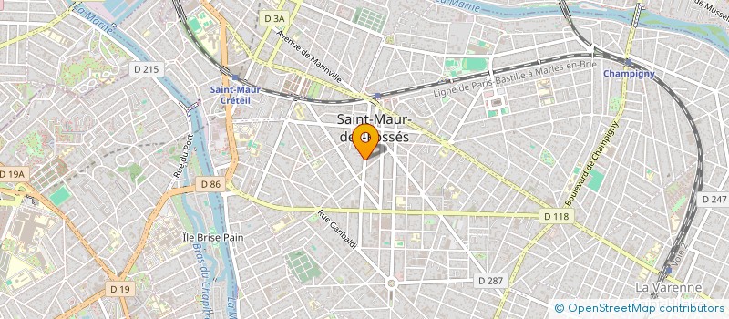 localisation de l'entreprise MONSIEUR JEAN-LOUIS LAROZE à SAINT-MAUR-DES-FOSSES