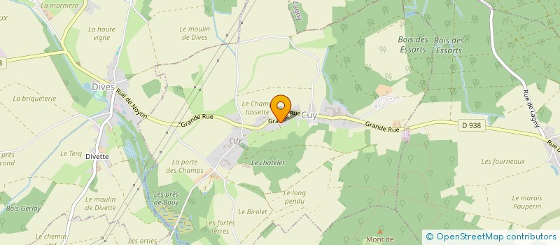 localisation de l'entreprise MONSIEUR JEAN-LOUIS LAVENOT  CUY