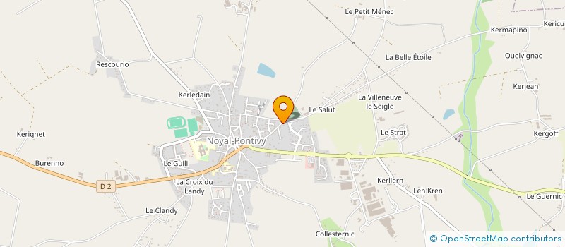 localisation de l'entreprise MONSIEUR JEAN-LOUIS LE GUERROUE à NOYAL-PONTIVY