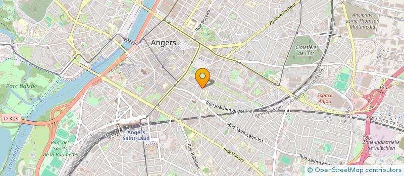 localisation de l'entreprise MONSIEUR JEAN-LOUIS LE GUILLOU  ANGERS