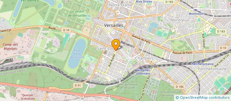 localisation de l'entreprise MONSIEUR JEAN-LOUIS LE HEGARAT à VERSAILLES