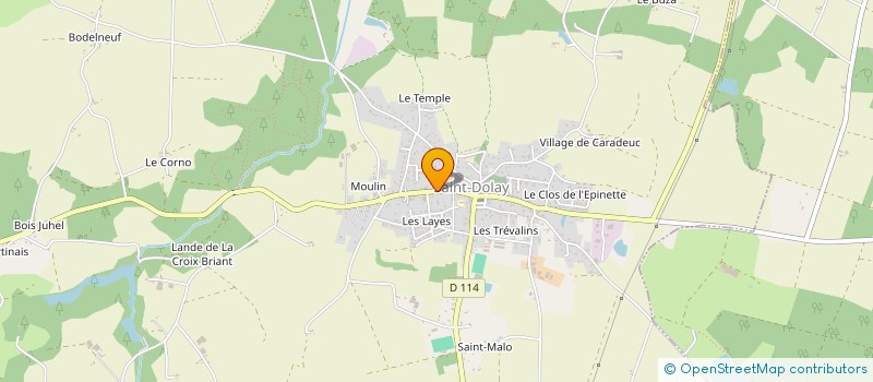 localisation de l'entreprise MONSIEUR JEAN LOUIS LE MEUR à SAINT-DOLAY