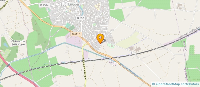 localisation de l'entreprise MONSIEUR JEAN-LOUIS LEBRET  BOUILLARGUES