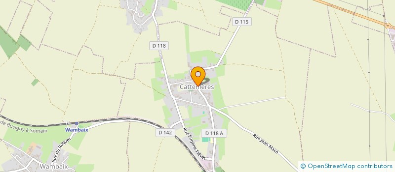 localisation de l'entreprise MONSIEUR JEAN LOUIS LECLERCQ  CATTENIERES