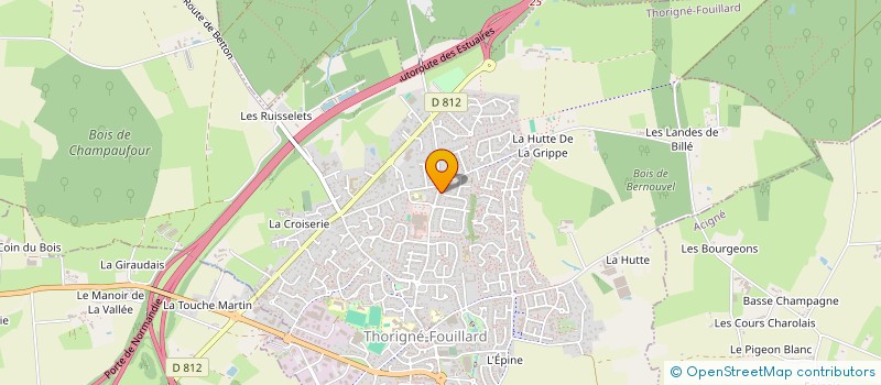 localisation de l'entreprise MONSIEUR JEAN LOUIS LEGUIADER à THORIGNE-FOUILLARD