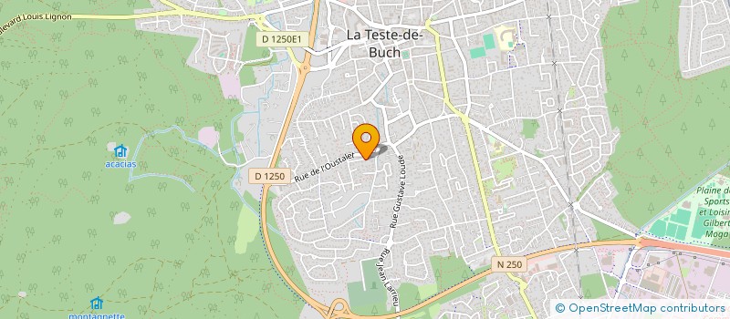 localisation de l'entreprise MONSIEUR JEAN LOUIS LELEU  LA TESTE-DE-BUCH