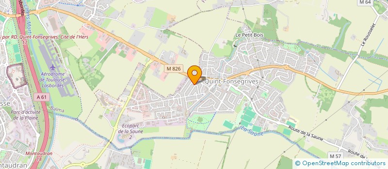 localisation de l'entreprise MONSIEUR JEAN-LOUIS LEMERCIER DE MAISONCELLE à QUINT-FONSEGRIVES