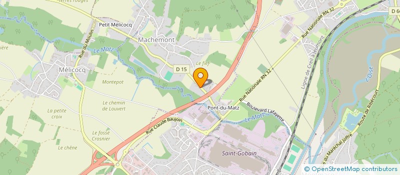 localisation de l'entreprise MONSIEUR JEAN-LOUIS LEPINE  MACHEMONT